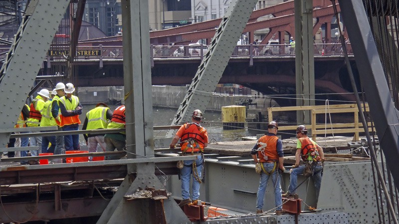 Attaching the new river arm